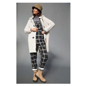 Anthropologie Nordic hooded cable knit cardigan